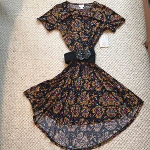 NWT LuLaRoe XS Carly Hi/Low Dress w/ breast pocket